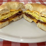 Two Eggs with Bacon & Cheese Breakfast