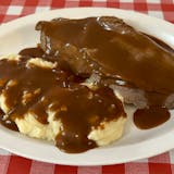 Roast Beef Hot Open Sandwich